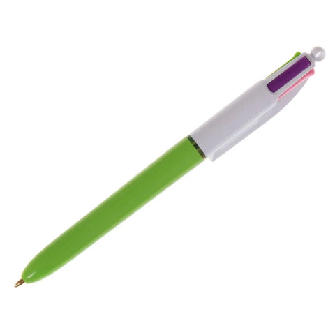 BIC PEN 4 COLOURS GREEN BODY -1 mm