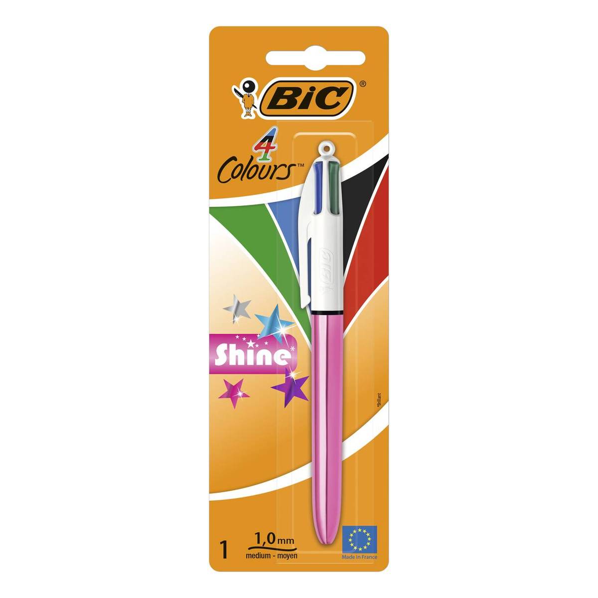 BIC PEN 4 COLOURS SHINE -1 MM