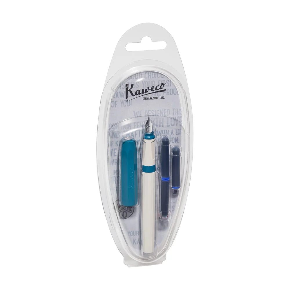 Kaweco PERKEO Camshell Fountain Pen, Old Chambray, F 0.7 mm