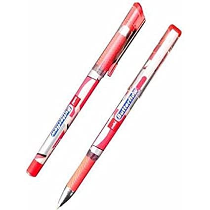 Cello Butter Flow Ball Pen -Red , 0.7 mm , (Pack 12 pcs).