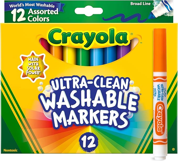 Crayola - 12 Ultra Clean Washable Markers 58-7812