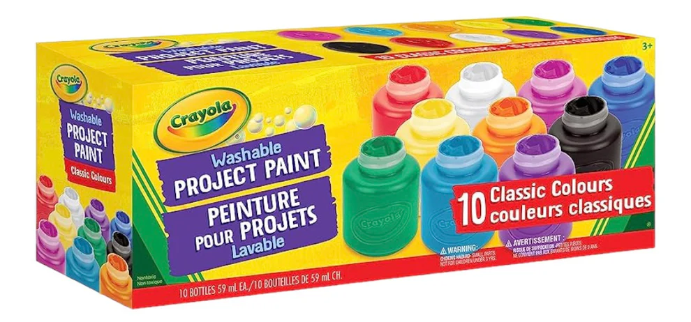 Crayola Set of 10 Washable Kids Paint