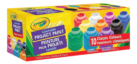 Crayola Set of 10 Washable Kids Paint