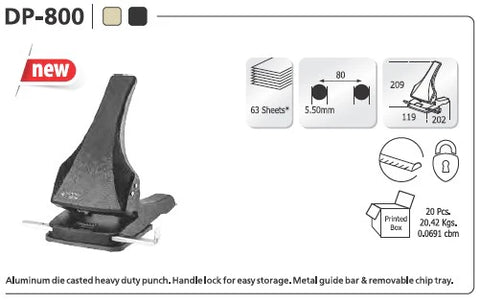 Kangaro Paper Punch 63 Sheets DP 800