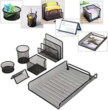 DESK SET MESH 6 PC (1LAYER TRAY)