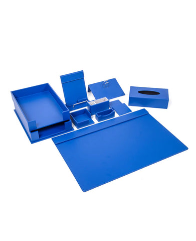 Desktop Set Blue - Set Of 9