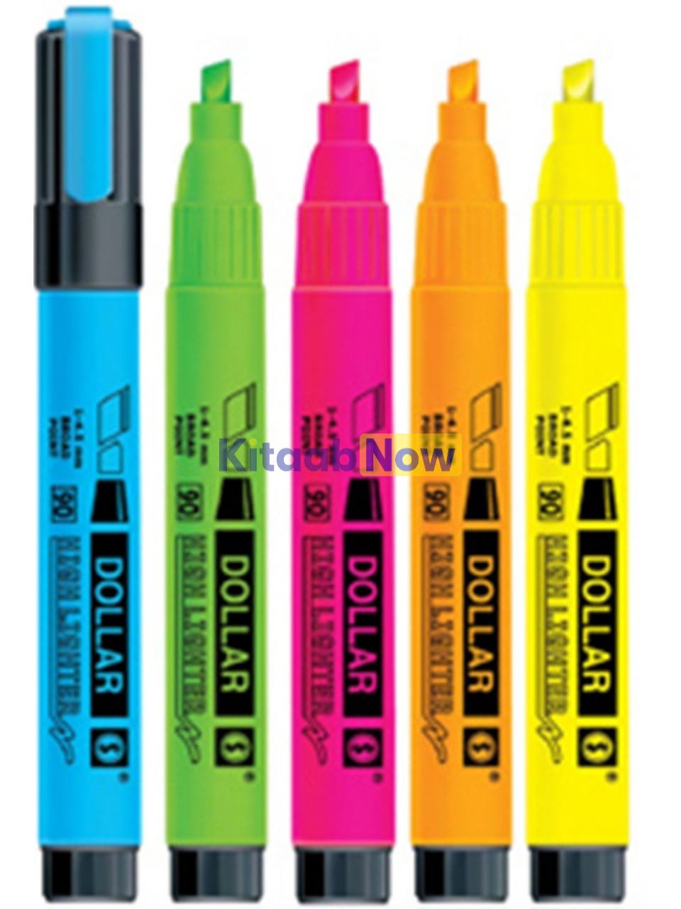 DOLLAR HIGHLIGHTER -Blue , 12 pcs.