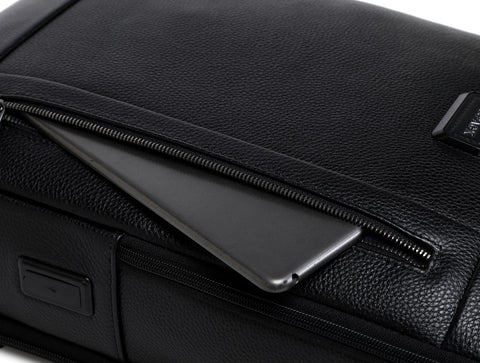 Signature Heritage Leather Laptop Brief – Top-Grain Executive Bag