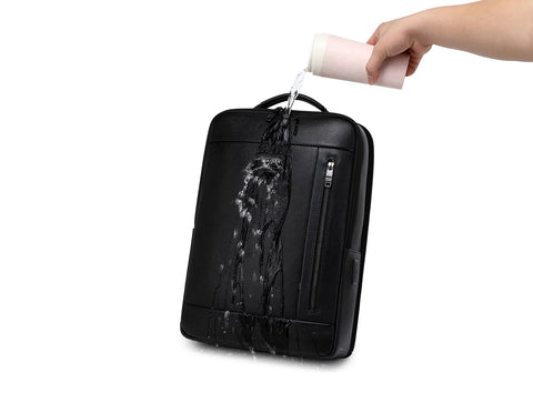 Signature Heritage Leather Laptop Brief – Top-Grain Executive Bag