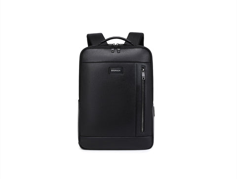 Signature Heritage Leather Laptop Brief – Top-Grain Executive Bag