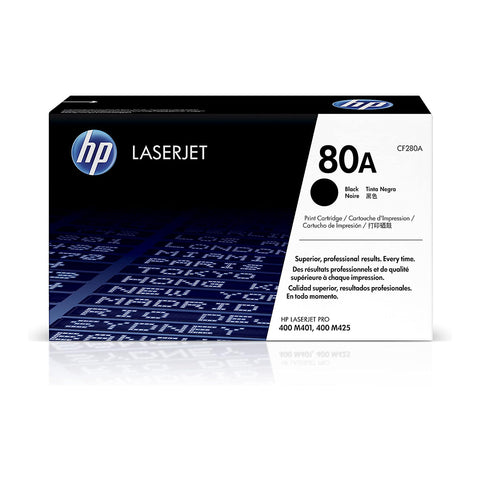 HP 80A Black Original LaserJet Toner Cartridge (CF280A)...