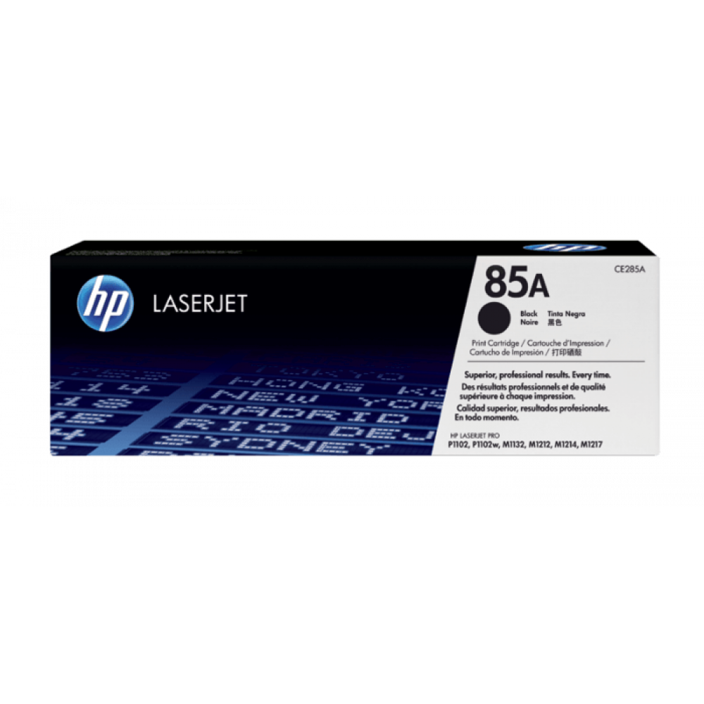 HP 85A Black Original LaserJet Toner Cartridge (CE285A)...