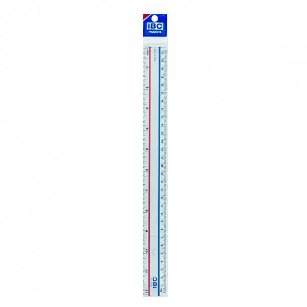 IBC PLASTIC RULER IBC-2500 -30 CM