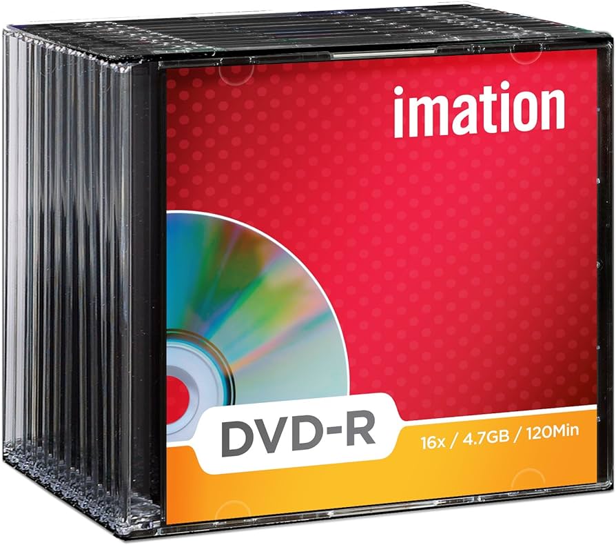 Imation DVD + R Pkt-10 Hard Plastic Cover