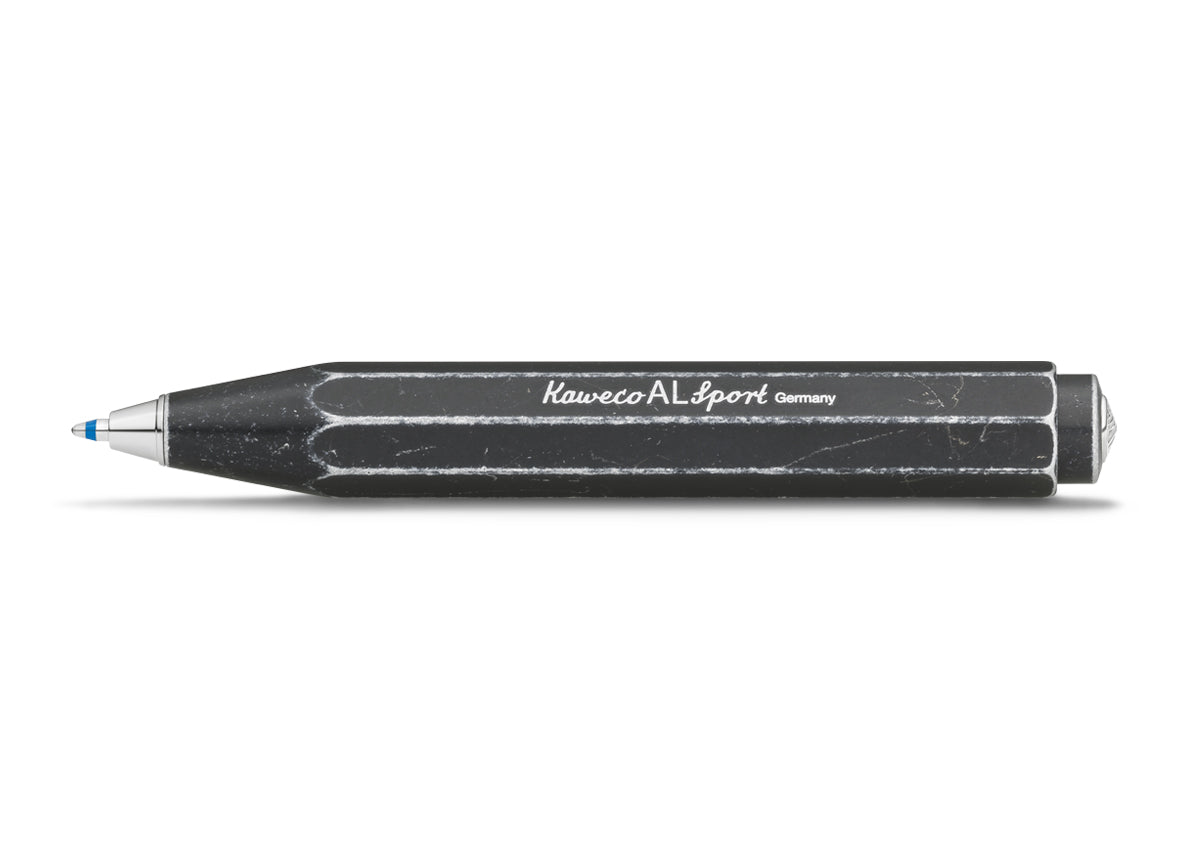 Kaweco AL SPORT Stonewashed Ballpen, Black, (1.0 mm)