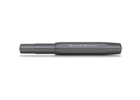 Kaweco AL SPORT Fountain Pen, Anthracite, with Extra Fine Nib (0.5 mm)