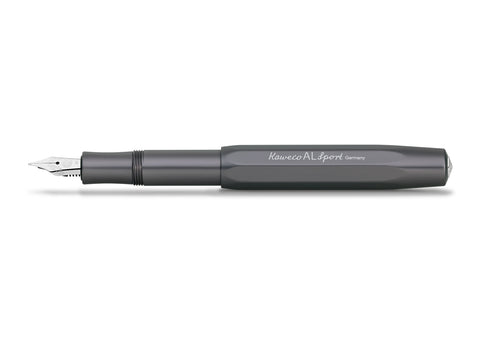 Kaweco AL SPORT Fountain Pen, Anthracite, with Extra Fine Nib (0.5 mm)