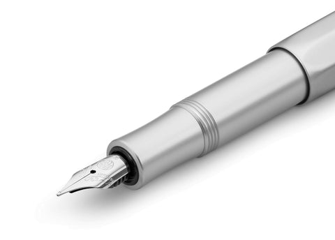 Kaweco AL SPORT Fountain Pen, Silver, with Fine Nib (0.7 mm)