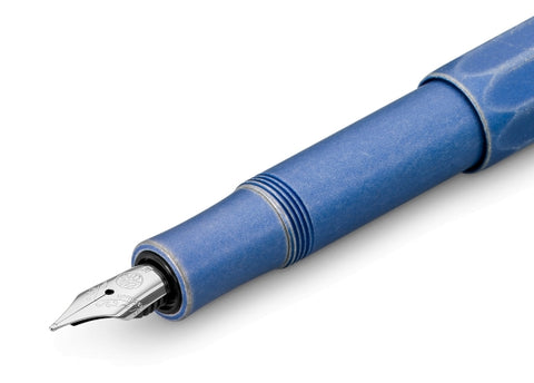Kaweco AL Sport Stonewashed FP -Blue , Extra Fine Nib 0.5 mm  , Fountain Pen