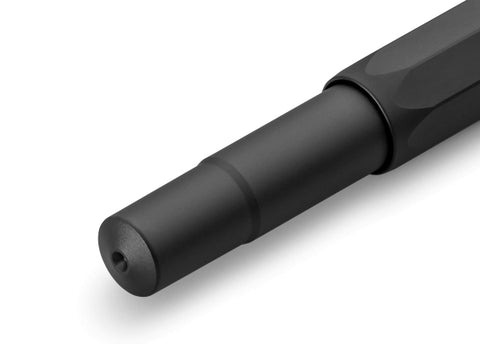 Kaweco AL SPORT Fountain Pen, Black, with Medium Nib (0.9 mm)
