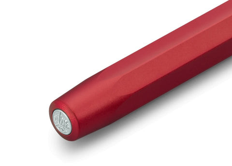 Kaweco AL SPORT Fountain Pen, Deep Red, with Medium Nib (0.9 mm)