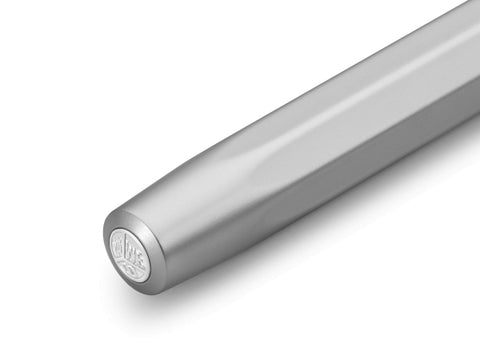 Kaweco AL SPORT Fountain Pen, Silver, with Fine Nib (0.7 mm)