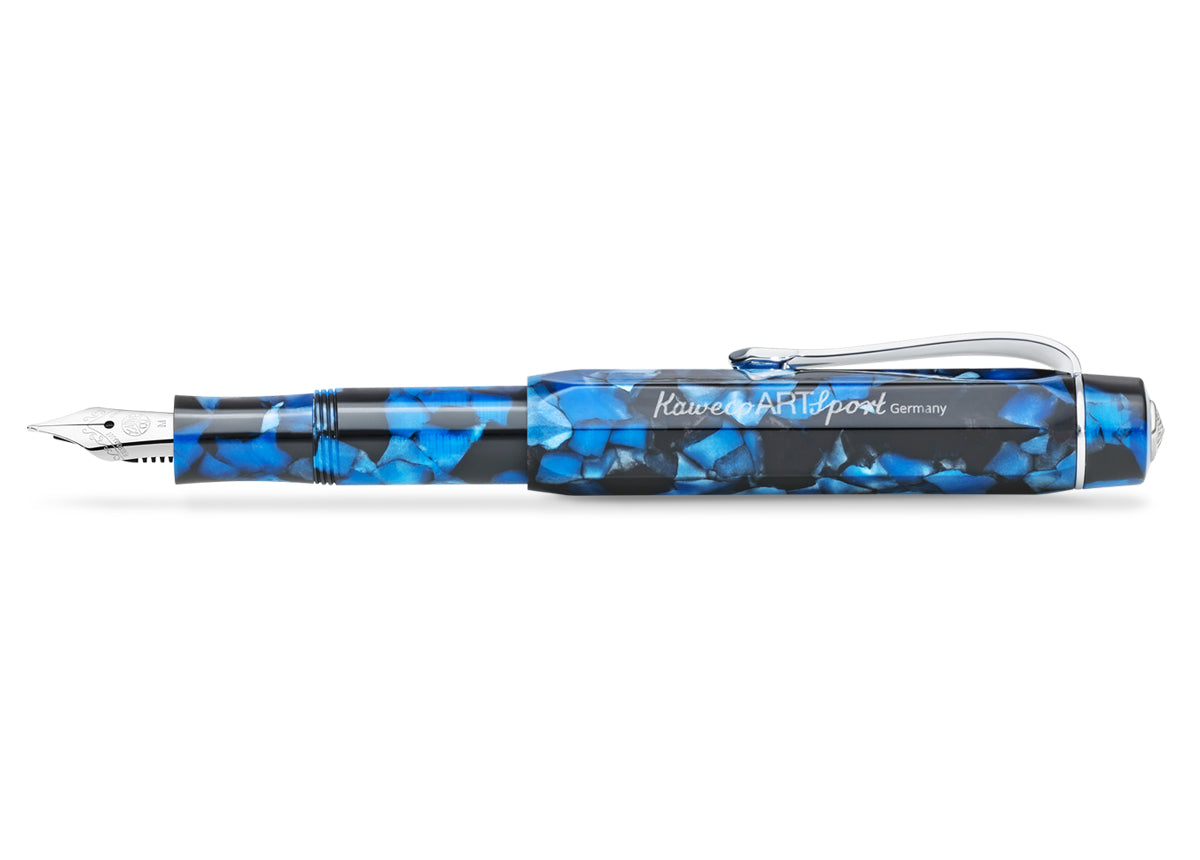 Kaweco ART Sport Fountain Pen Pebble Blue M 0.9mm