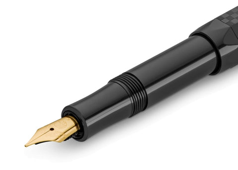 Kaweco CLASSIC SPORT Chess Fountain Pen, Black, with Fine Nib (0.7 mm)