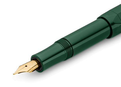 Kaweco CLASSIC SPORT Fountain Pen, Green, with Fine Nib (0.7 mm)