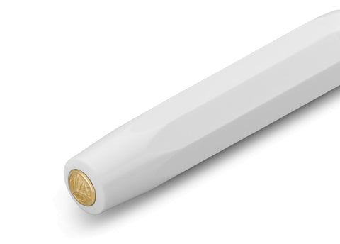 Kaweco CLASSIC SPORT Fountain Pen, White, with Medium Nib (0.9 mm)