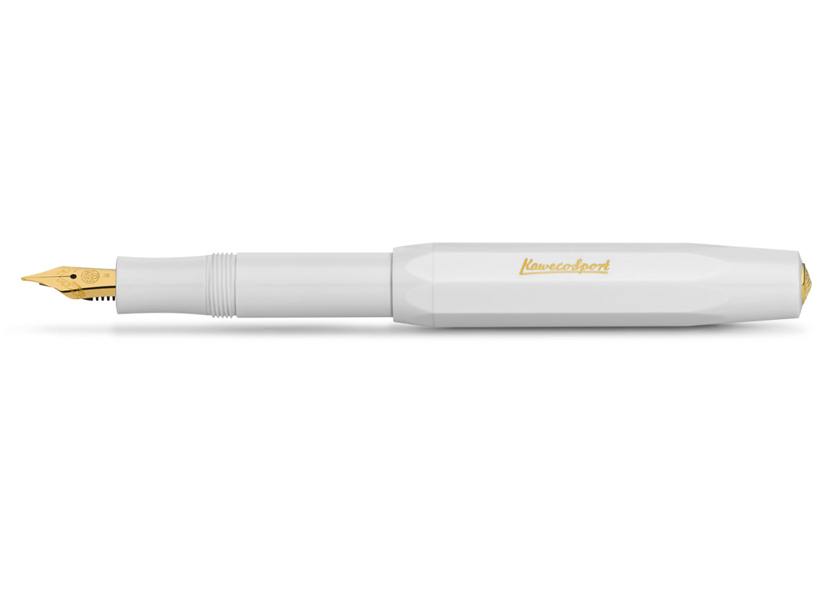 Kaweco CLASSIC SPORT Fountain Pen White Extra Fine Nib (0.5 mm)