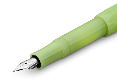 Kaweco FROSTED SPORT Fountain Pen, Fine Lime, with Extra Fine Nib (0.5 mm)
