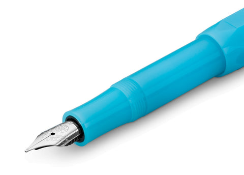 Kaweco FROSTED SPORT Fountain Pen, Light Blueberry, with Extra Fine Nib (0.5 mm)
