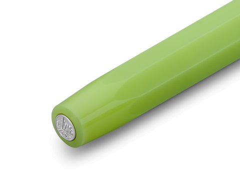 Kaweco FROSTED SPORT Fountain Pen, Fine Lime, with Extra Fine Nib (0.5 mm)