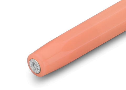 Kaweco FROSTED SPORT Fountain Pen, Soft Mandarine, with Broad Nib (1.1 mm)