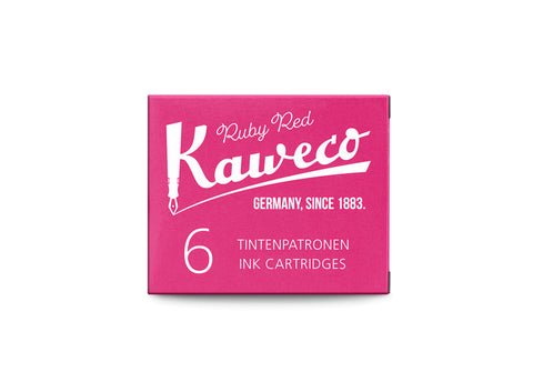 Kaweco Ink Cartridges 6 Pieces Ruby Red