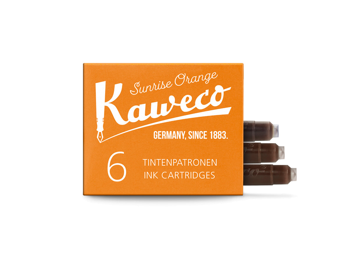 Kaweco Ink Cartridges 6 Pieces Sunrise Orange