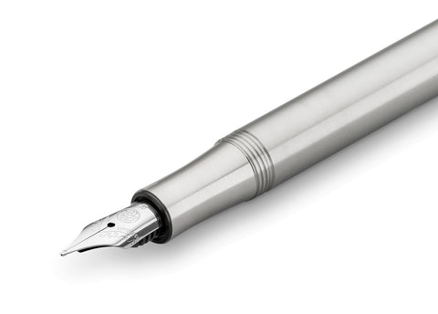 Kaweco LILIPUT Fountain Pen, Stainless Steel, with extra fine nib (0.5 mm)