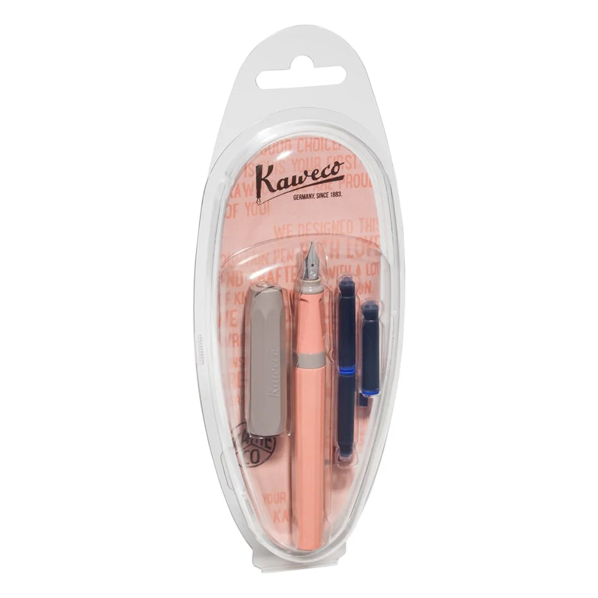 Kaweco PERKEO Camshell Fountain Pen, Cotton Candy, M 0.9 mm
