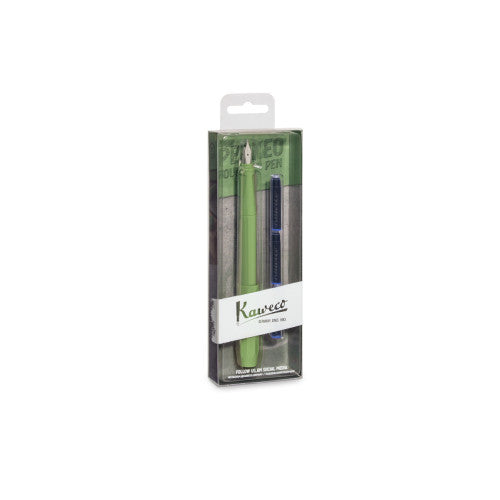 Kaweco PERKEO Fountain Pen Pack Jungle Green F
