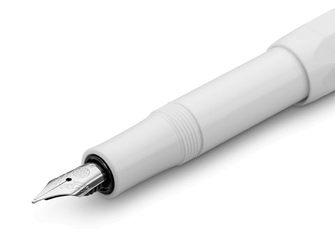 Kaweco SKYLINE SPORT Fountain Pen, White, with Broad Nib (1.1 mm)