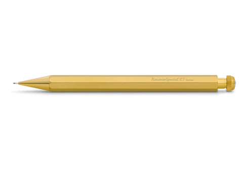 Kaweco SPECIAL Mechanical Pencil Brass, with eraser