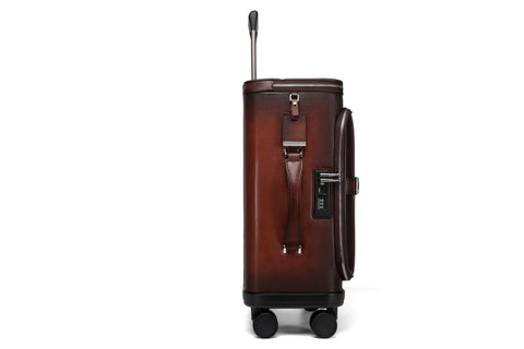 Executive Travel Cabin Case – Genuine Leather 20” TSA Luggage