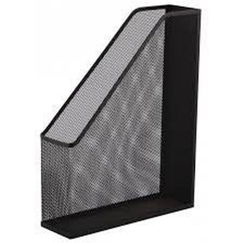 METAL MESH MAGAZINE HOLDER, BLACK