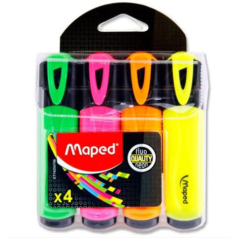 Maped Fluo Peps Classic Highlighters 4 Colors