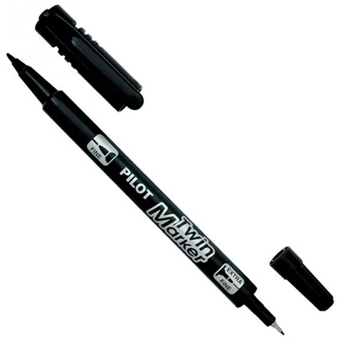 Pilot Twin Marker -Black