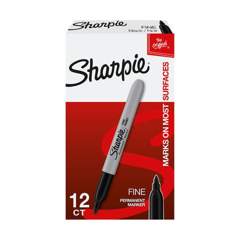 Sharpie Fine Point Permanent Marker, Black