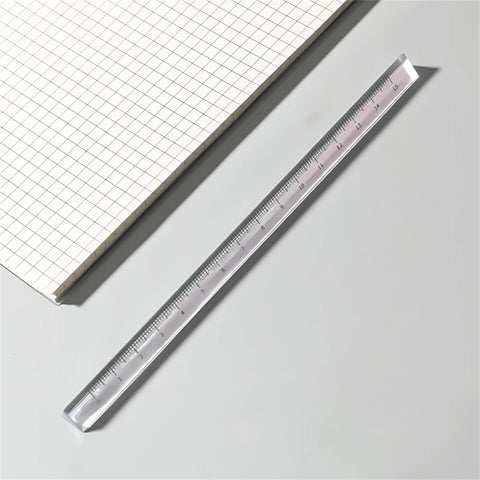 Transparent Triangular Ruler 15 CM