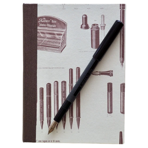 Kaweco 14 kt. Gold Nib EYEDROPPER Ebonite Fountain Pen F 0.7 mm