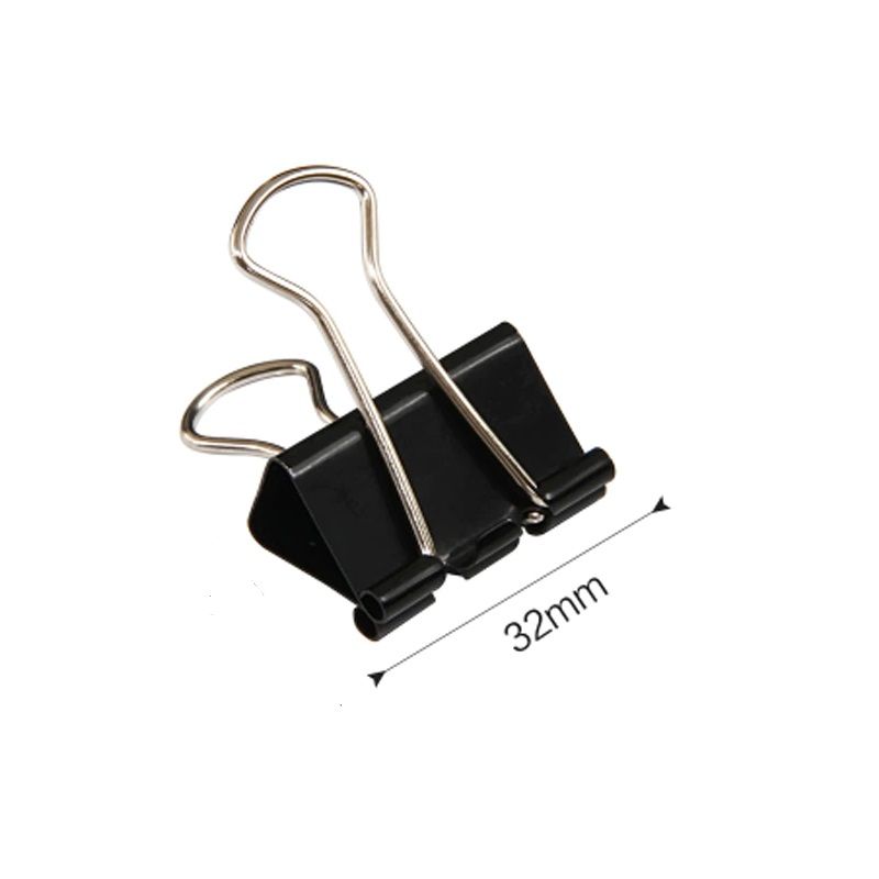 Binder Clips 32mm, Pack of 12.
